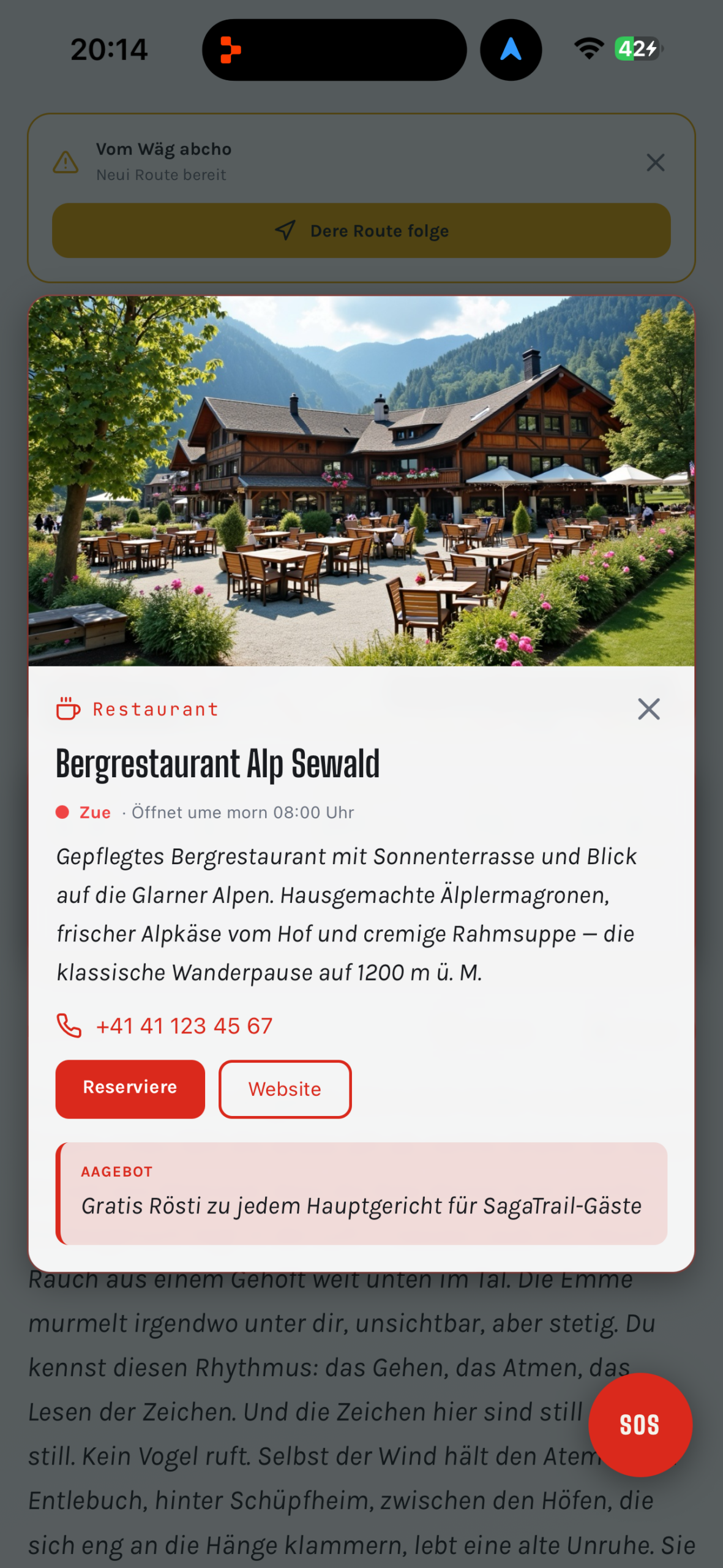 SagaTrail Screenshot: Standard-Partner