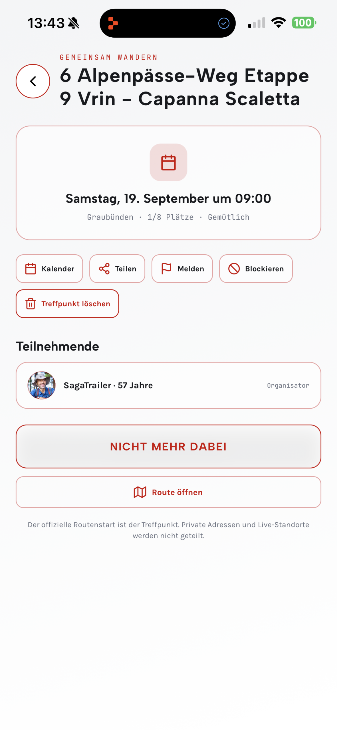 SagaTrail eigene Wanderroute per Freihandzeichnung erstellen